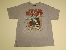 NWT Authentic Boy's Star Wars Tee - Size Youth XL Heather Gray