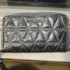 Michael Kors Quilted Metallic Wallet Wristlet Hand Bag Designer Good Condition 