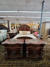 AICO by Michael Amini Villa Valencia 4PC king size bedroom set