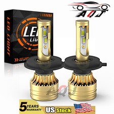 For Honda CR-V 1997 1998 1999 2000 2001 - 2X LED Headlight Bulbs Hi Lo Beam