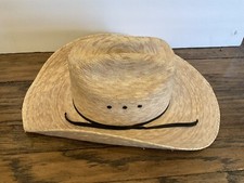 Justin Men's Western Headwear Palm Straw Cowboy Hat 7 Oval 56 20X