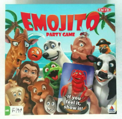 EMOJITO BOARD & KARTENSPIEL Party Spaß Desyllas Spiele von TACTIC BRANDNEU IN VERPACKUNG