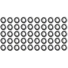 50PC Premium 635 2RS ABEC3 Rubber Sealed Deep Groove Ball Bearing 5 x 19 x 6mm