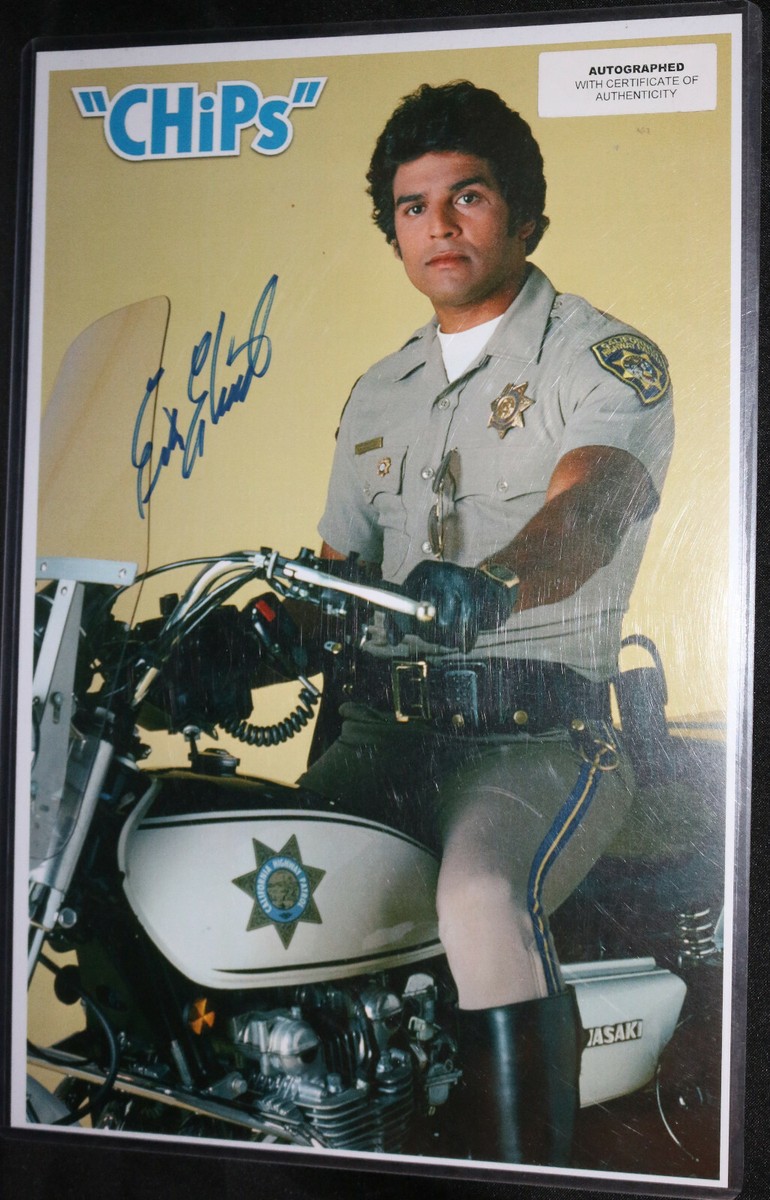 Erik Estrada from CHiPs Autograph with COA (EX) Signed | eBay