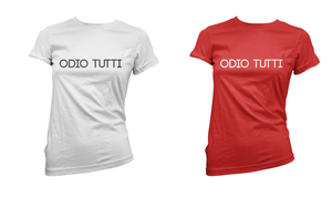 odio tutti maglietta