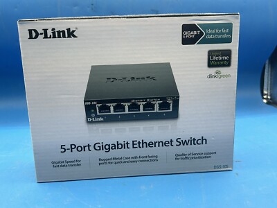 D-Link DGS (DGS-105) 5-Port GIGABIT ETHRNET External Switch