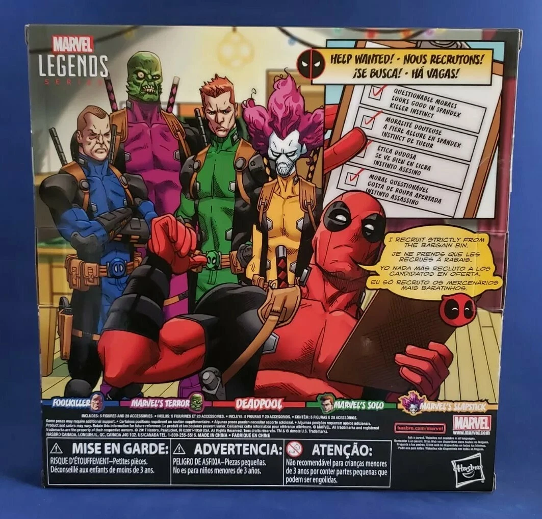 Marvel legends deadpool store rainbow squad