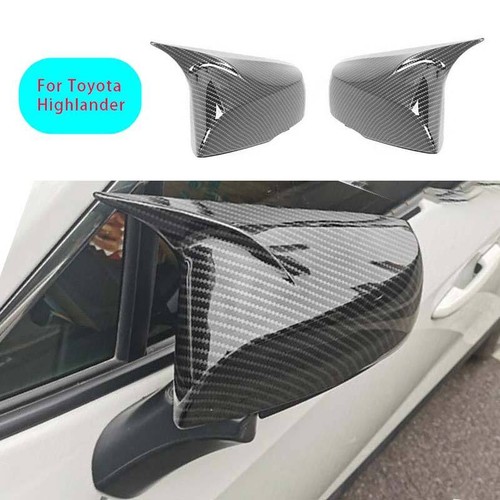 Carbon Fiber Look Rear View Side Mirror Cover Trim For Toyota Corolla 2014-2018 Buy cheaply on