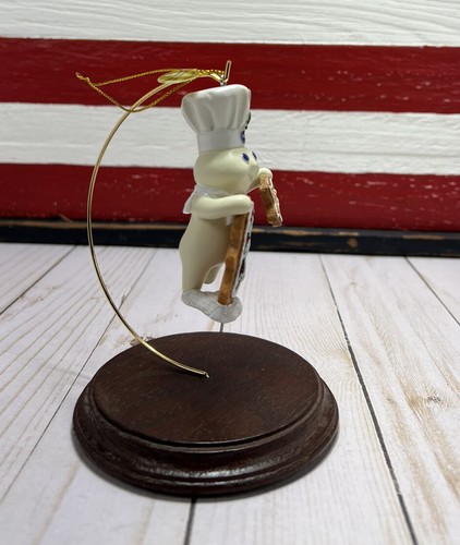 Danbury Mint Pillsbury Doughboy Weihnachtsbaum Glitzer Ornament 2011 Backen - Bild 4 von 9