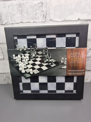 Blksmith Acryl Schachspiel, Turnier Edition, neu in Box, modern, stilvoll 