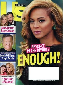 US Weekly Magazine 8-25-2014 - Beyonce, Robin Williams, Jennifer Aniston