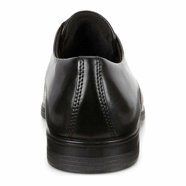 SAOLA Oxford Ecco Black Melbourne Cap Toe in pelle da uomo taglia US 11 11 5 45 EU Z3344