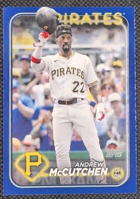 2024 Topps Series 2 Andrew McCutchen Blue Parallel Pirates - #566
