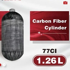 1.26L DOT 77ci Carbon Fiber Cylinder high pressure Tank