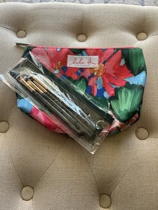 Lulu Dk For Clinque Makeup Bag & Luxie Enchanted Eye Set W/ Case New