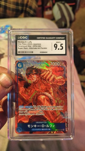 Monkey.D.Luffy (Alternate Art) graded CGC 9.5 for sale on eBay