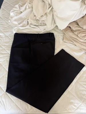 Canali Men s Dress Pants Size 36 100% Wool - Set Of 2 - Navy And Olive/Brown
