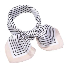 27-inch Silk Feeling Square Satin Head Scarf Fashion Neck Scarf for Women