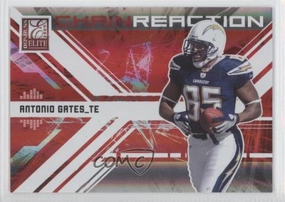 2009 Donruss Elite Chain Reaction Red 167/199 Antonio Gates #21 HOF 0n8