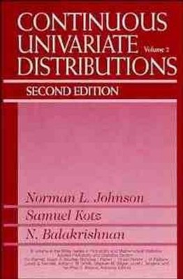 Continuous Univariate Distributions, Volume 2 by Norman L. Jo... - 9780471584940