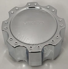 1 New Chrome 791K149N Helo HE791 Maxx 8 Lug Snap In Wheel Rim Center Cap