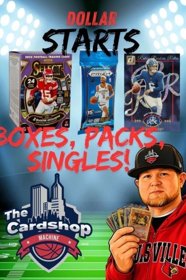 $1 Starts - Singles, Packs, & Boxes