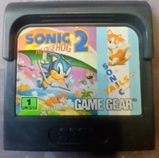 Sonic the Hedgehog 2  For Sega Game Gear - Cartridge And Manual - Tested 