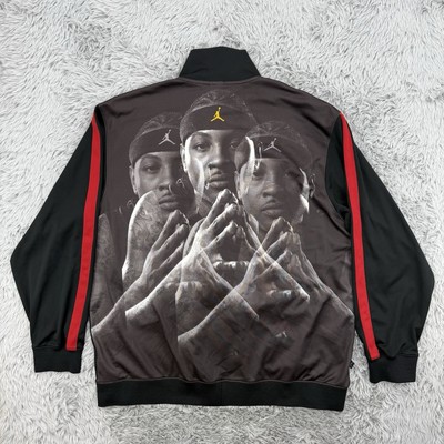 Air Jordan Carmelo Anthony Jacket Men XXL VTG Back Graphic MELO Full Zip Jumpman