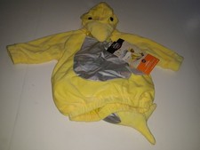 Hyde And Eek Plush Yellow Baby Shark Infant Costume 0-6 Months Halloween NEW