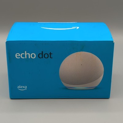 Amazon Echo Dot 4th Gen Smart Speaker with Alexa-Glacier White- Brand New Sealed