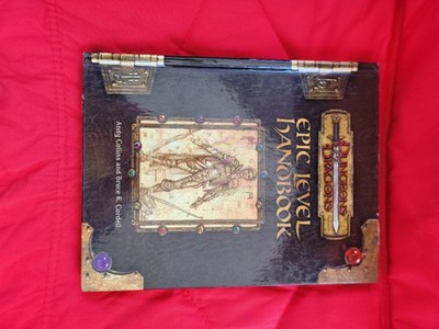 Dungeons & Dragons Epic Level Handbook WOTC D20 3e 3.5 RPG Guidebook