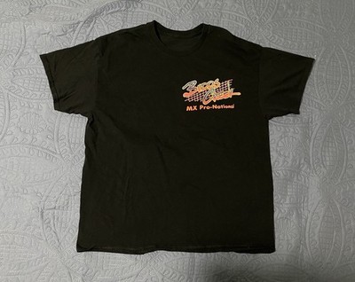Budds Creek AMA MX Pro National Black Cotton T-Shirt Size L Approximately