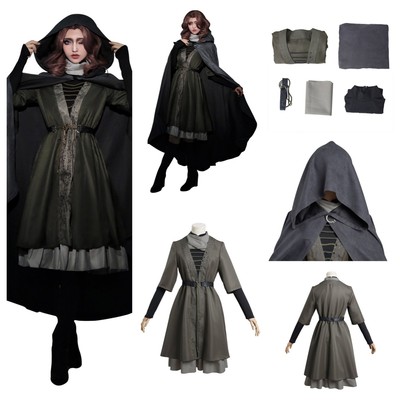 Elden Ring: Melina Cosplay Costume Halloween Disguise Hooded Cloak full outfits
