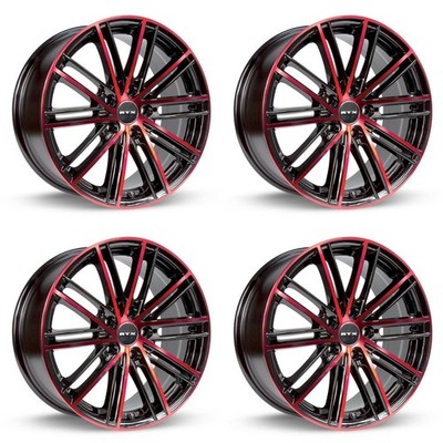 4 Rines 18'' Negro de Aleación para Toyota Sienna 2005-2025, RTX820E 5x114.3 5Bir