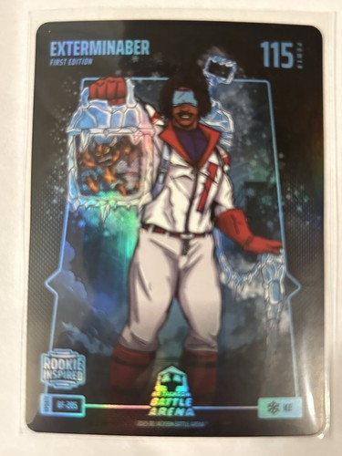 Exterminaber Malik Nabers Battlefoil Ice 2025 Bo Jackson Battle Arena Card #204