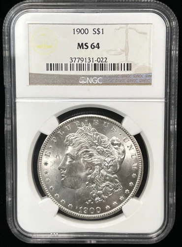 1900-P $1 Morgan Dollar NGC MS64 Philadelphia 90% Silver US Coin