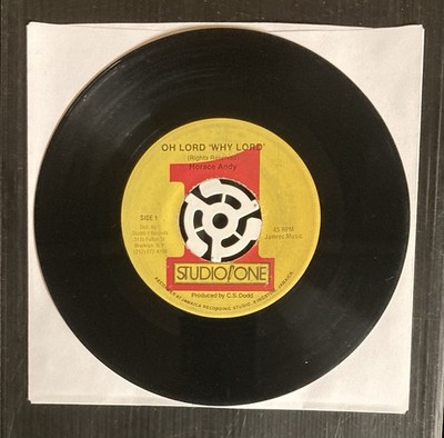 Horace Andy Oh Lord   Why Lord  b/w Oh Lord Version 7  Single VG+