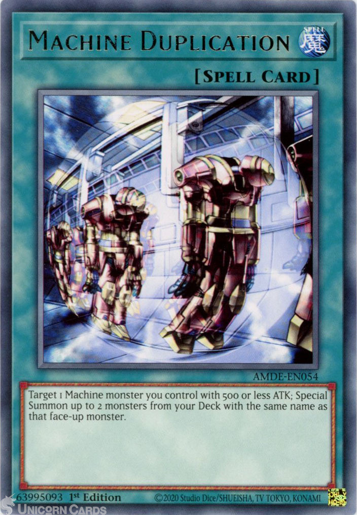AMDE-EN054 Machine Duplication :: Rare 1st Edition Mint YuGiOh Card