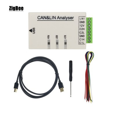 UTA0401 CAN&LIN Analyser w/ Plastic Shell USB To LIN CAN PWM K Support DBC LDF