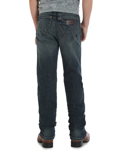 Wrangler Retro Boys' Jerome Slim Straight Jeans - 1088JWZJM - Picture 2 of 7