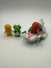 1984 Playworld Lil' Playmates Space Ship Playset Vehicle and Figures Lot