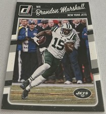 2016 Panini Donruss Football Brandon Marshall New York Jets base card #211