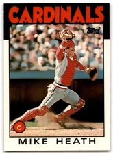 1986 Topps Traded Mike Heath St. Louis Cardinals #46T