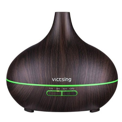 LED Ätherisches Öl Diffusor Aroma Luftbefeuchter 500ml Ultraschall Aromatherapie BR