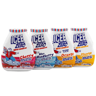 ICEE Zero Calorie Cherry, Blue Raspberry, Orange and Mango Liquid Water Enhancer