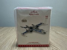 NEW SDCC Hallmark 2017 Star Wars T-70 X-wing Fighter Magic Ornament