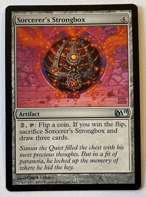 Magic The Gathering Sorcerer's Strongbox #213 MTG NM M11 Colorless