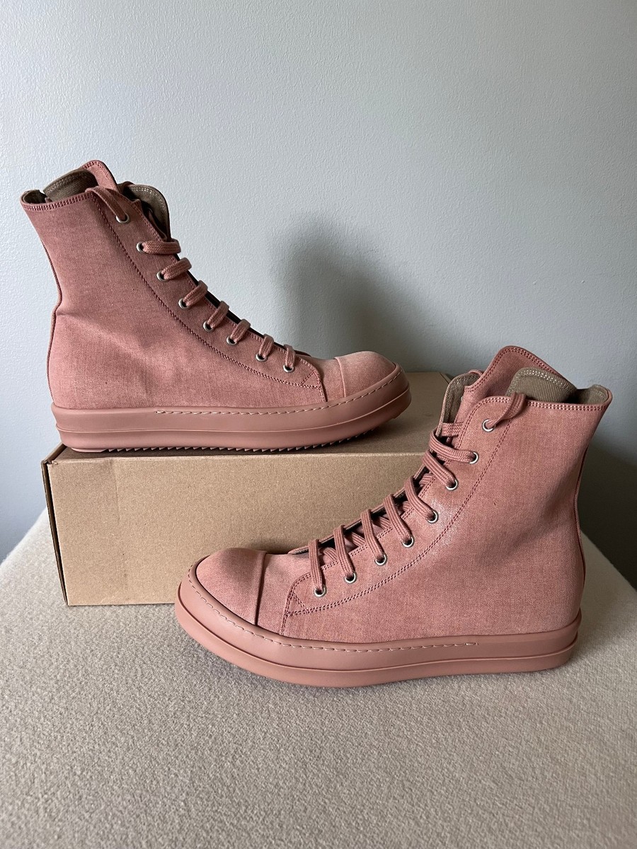 Rick Owens DRKSHDW Ramones - Size 42 - Dark Pink Denim - Made in