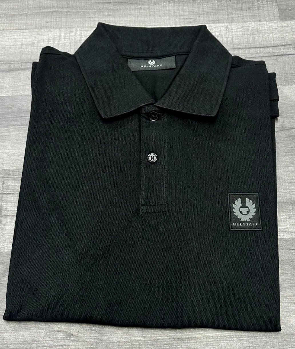 BELSTAFF STEWARTON PIQUE COTTON POLO SHIRT BLACK RRP £90
Opens in a new window or tab