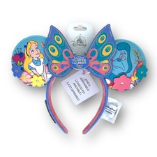 Disney Parks 2026 EPCOT Flower Garden Festival Alice in Wonderland Ear Headband